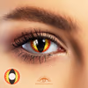 Yellow Red Dragon Eye Halloween Contacts - thumbnail 1