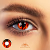 Rock Lee Flaming Fire Eye Colored Contacts - thumbnail 1