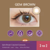 Gem Brown Colored Contacts - thumbnail 5