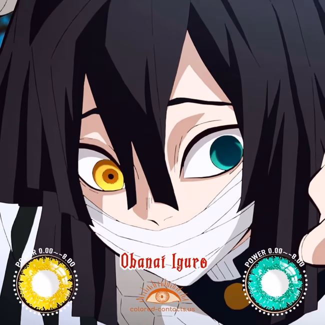 Obanai Iguro Cosplay Contact Lenses