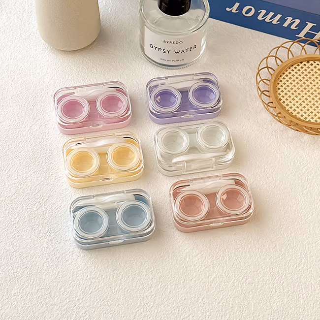 Cute Macaron Contact Lenses Cases