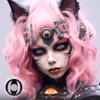 Black Cat Eye Contacts - thumbnail 1