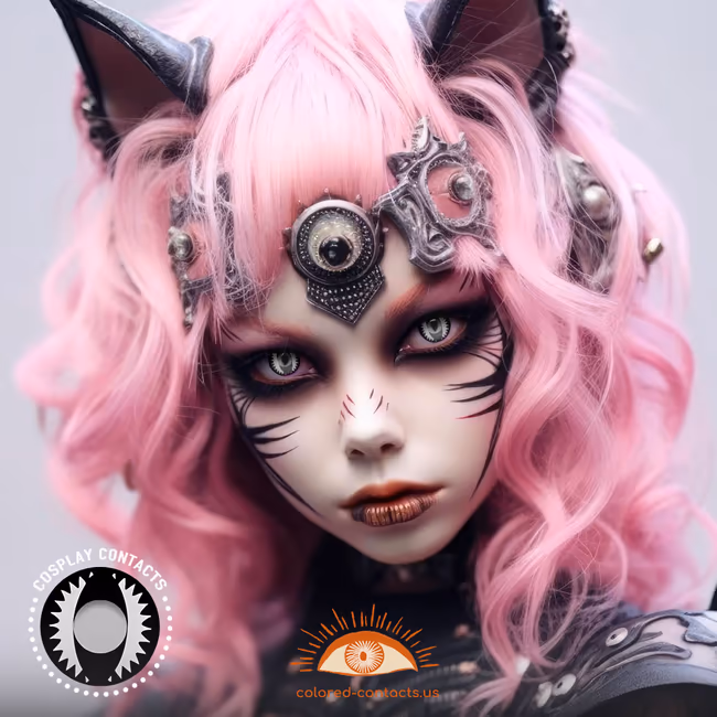 Black Cat Eye Contacts