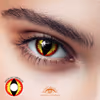 Yellow Red Cat Eye Contacts - thumbnail 2