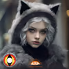Yellow Red Cat Eye Contacts - thumbnail 1
