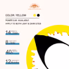 Yellow White Cat Eye Contacts - thumbnail 3