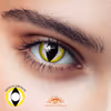 Yellow White Cat Eye Contacts - thumbnail 2