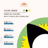 Yellow Green Cat Eye Contacts - thumbnail 3
