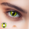 Yellow Green Cat Eye Contacts - thumbnail 2