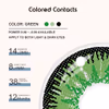 Olive Green Anime Cosplay Contact Lenses - thumbnail 5