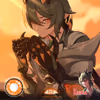 HI3rd: Kosma Cosplay Orange Contact Lenses - thumbnail 3