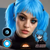 Sally Face: Sal Fisher Cosplay Blue And Black Contact Lenses - thumbnail 1