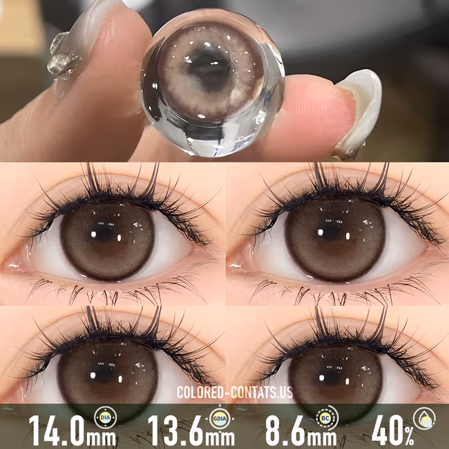 Lychee Grain Hazel Contact Lenses