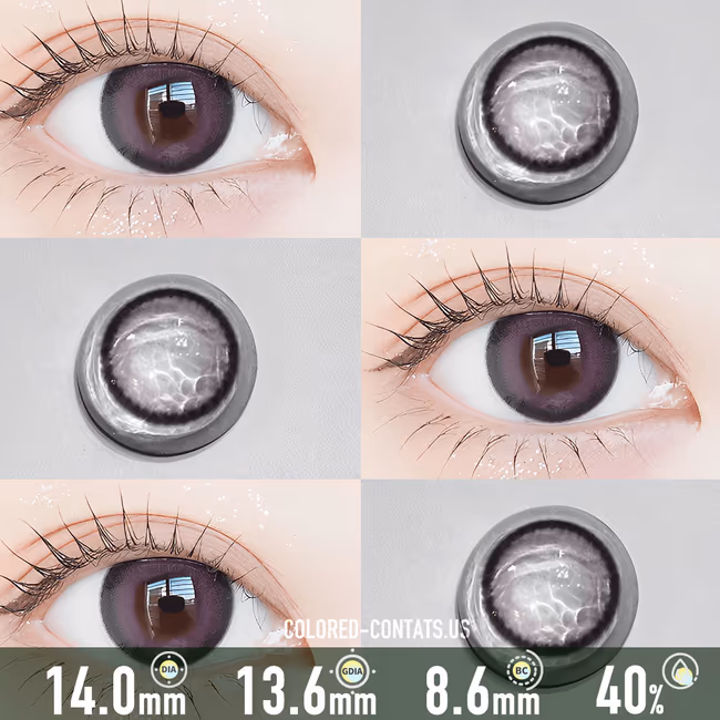 Regal Amethyst Purple Contact Lenses