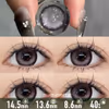 Cyber Neon Purple Contact Lenses - thumbnail 1