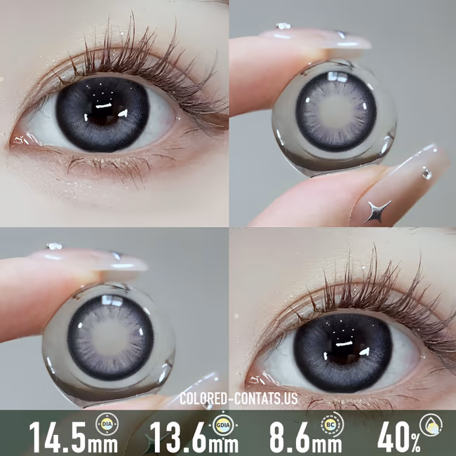 Graceful Secret Purple Contact Lenses