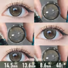 Amber Glow Brown Contact Lenses - thumbnail 1