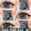 Lollipop Crystal Blue Contact Lenses - thumbnail 1