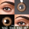 Savage Brown Contact Lenses - thumbnail 1