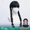 Wednesday Addams Cosplay Wig - thumbnail 1