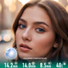 Crystal Blue Shimmer Daily Colored Contacts – 10 Lenses - thumbnail 1