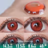 Yuri Briar Cosplay Contact Lenses – Red - thumbnail 2