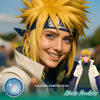 Bright Blue Anime Cosplay Contact Lenses - thumbnail 1