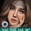 Cyan Spider Web Colored Contacts  | 4-Piece Set - thumbnail 1