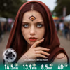 Lentes de Contacto de Color Blanco Multi-Eye Horror Contact Lenses | 4-Lens Pack - thumbnail 1