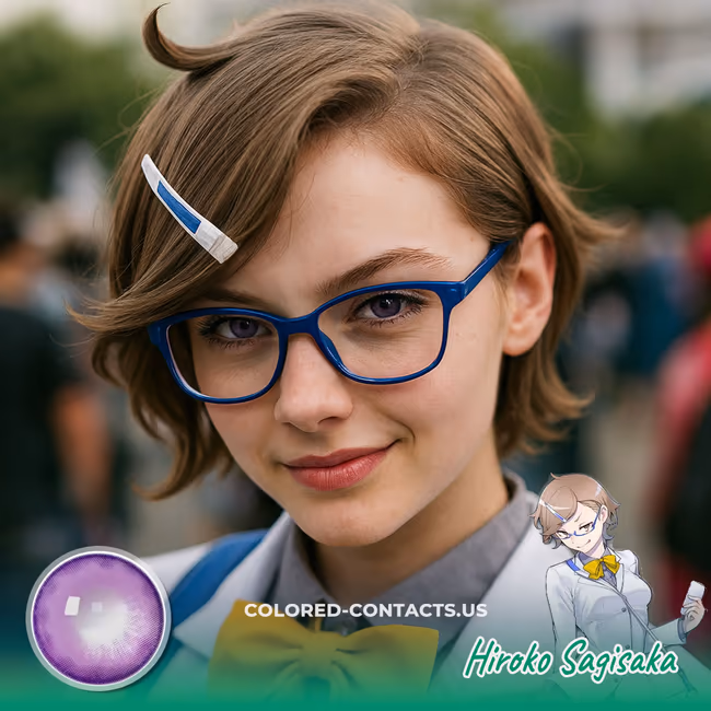 TS : Hiroko Sagisaka Cosplay Contact Lenses