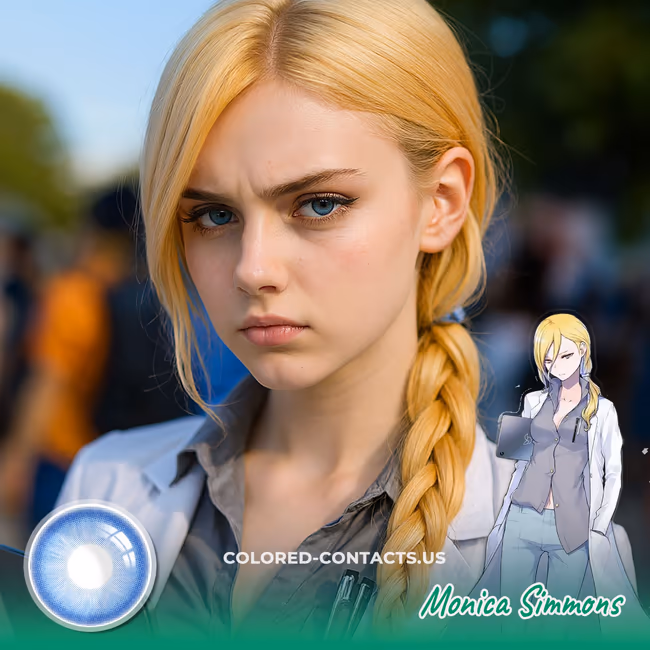 TS : Monica Simmons Cosplay Contact Lenses
