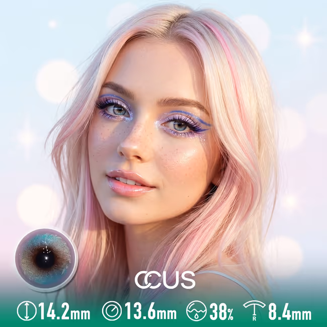 Unicorn Fantasy Rainbow Colored Contacts