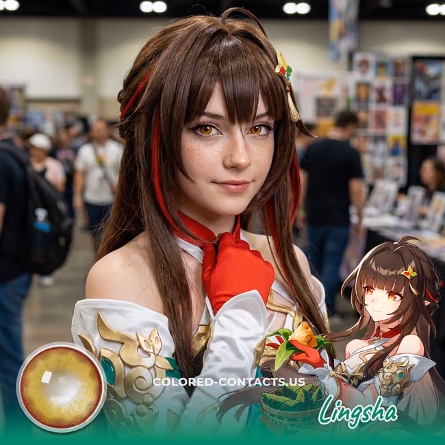 HSR : Lingsha Cosplay Contact Lenses