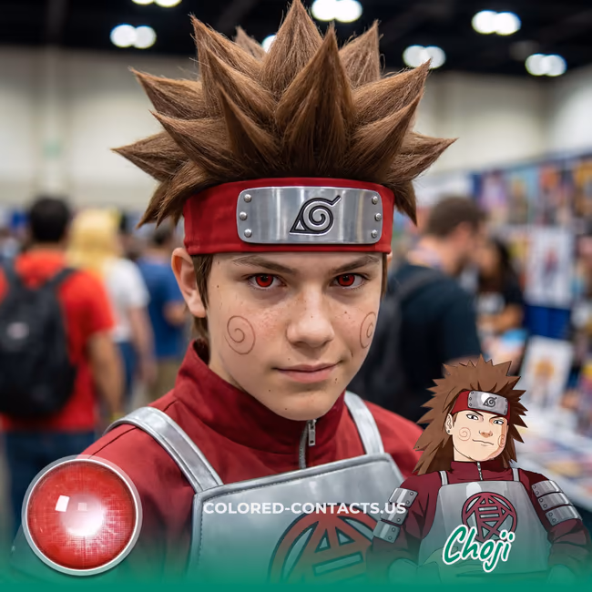 Choji Cosplay Contact Lenses