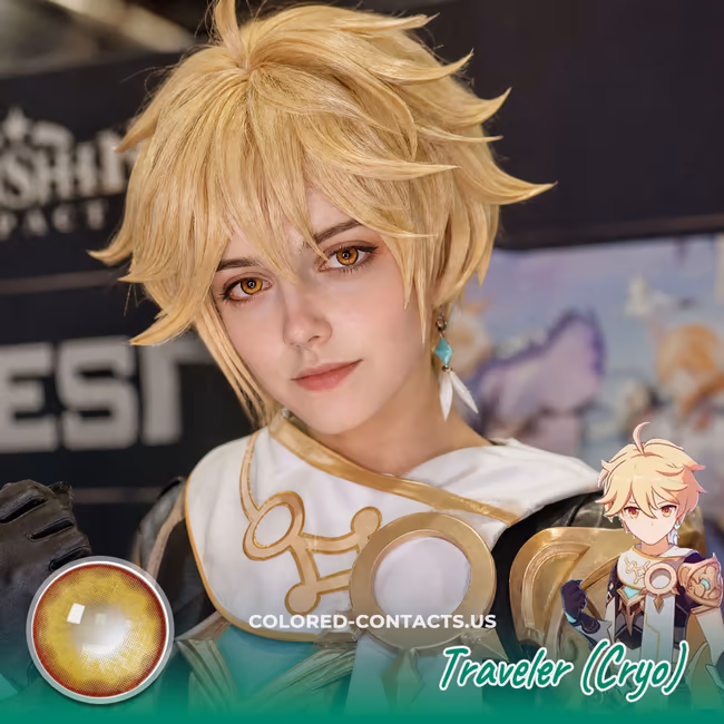 Traveler (Cryo) Cosplay Contact Lenses