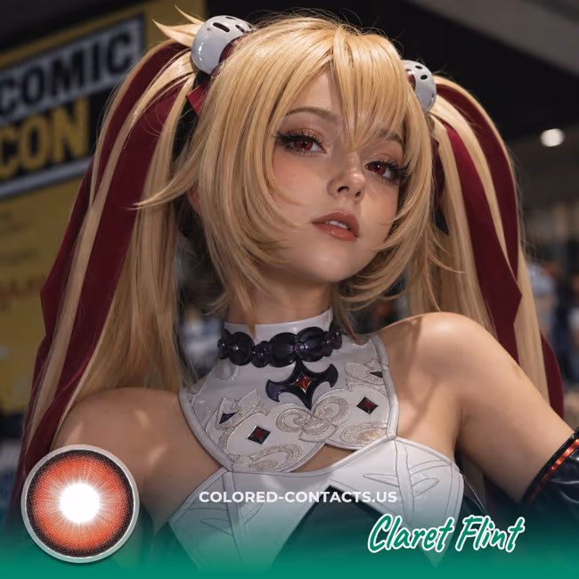 ZZZ : Claret Flint Cosplay Contact Lenses