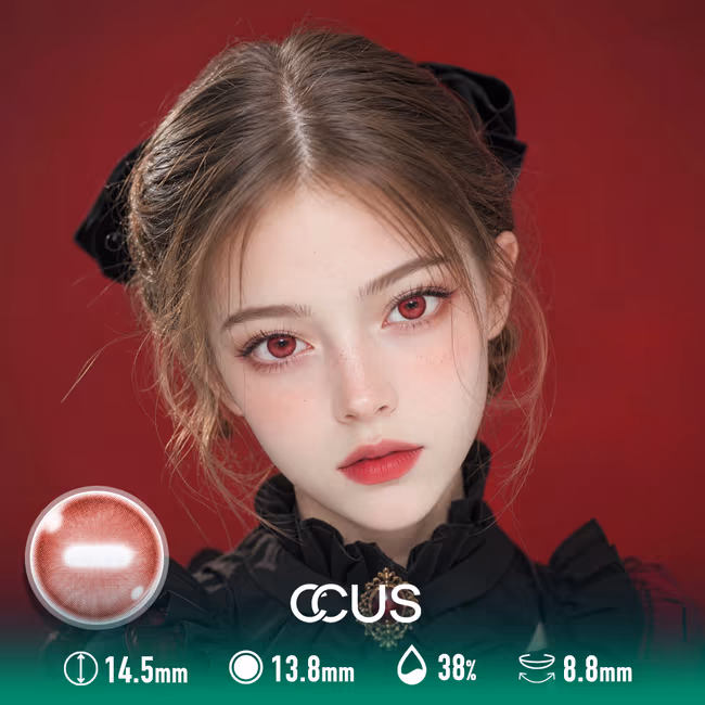 Red Horizontal-Slit Goat Eye — Axial Stabilized Edition