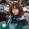AK: Amiya Cosplay Opal Green Contact Lenses - thumbnail 1