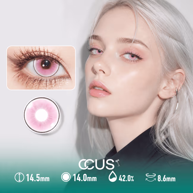 Breeze Orchid Pink Contact Lenses