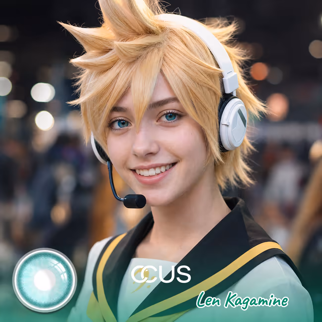 Len Kagamine Cosplay Contact Lenses