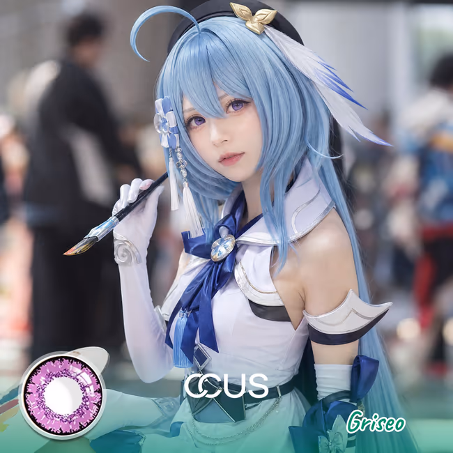 HI3rd: Griseo Cosplay Purple Contact Lenses