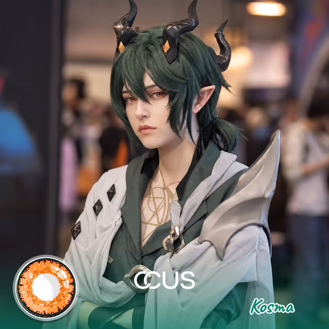 HI3rd: Kosma Cosplay Orange Contact Lenses