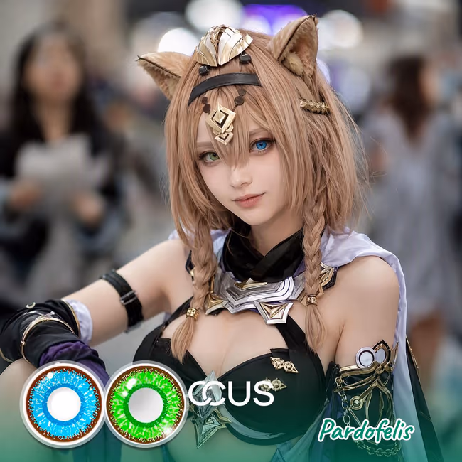 HI3rd: Pardofelis Cosplay Heterochromia Contact Lenses