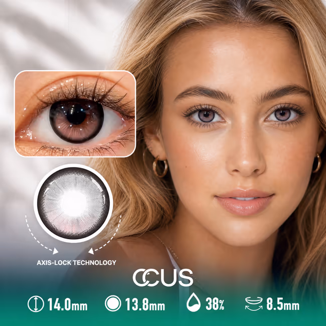 Candlelit Berry Rose Pink Contact Lenses