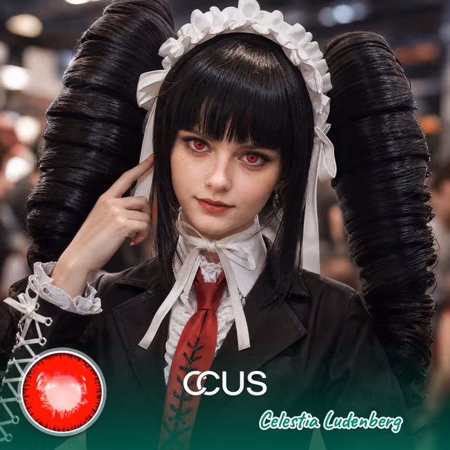 Celestia Ludenberg Cosplay Contacts