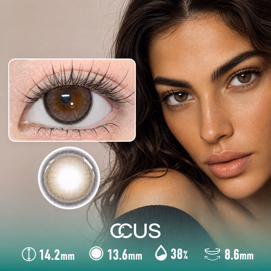 Marigold Dusk Honey Brown Contact Lenses - image 1