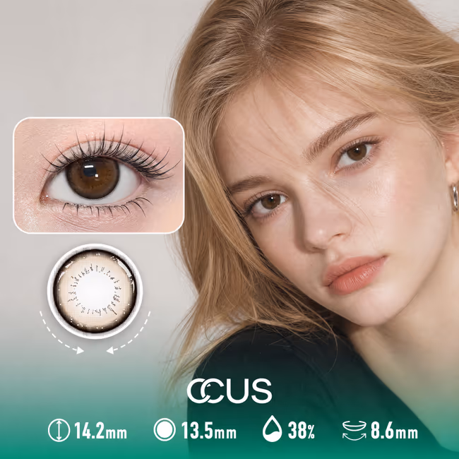 Seville Ember Brown Contact Lenses