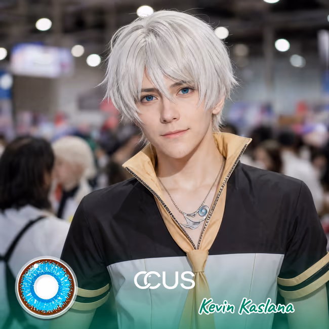 HG2 : Kevin Kaslana Cosplay Blue Contact Lenses
