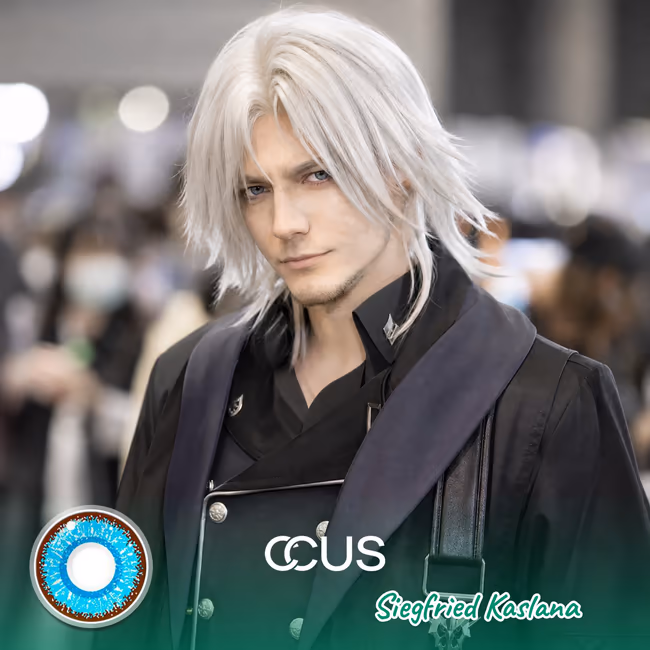 HG2 : Siegfried Kaslana Cosplay Blue Contact Lenses