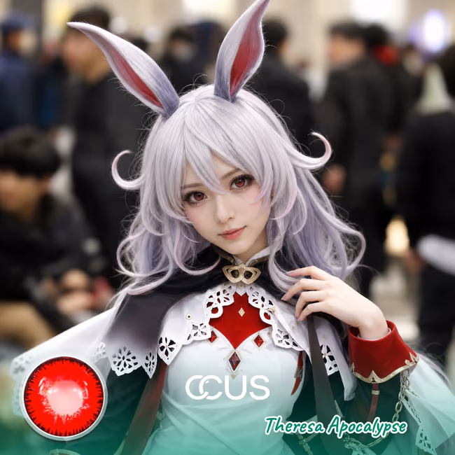 HG2 : Theresa Apocalypse Cosplay Red Contact Lenses